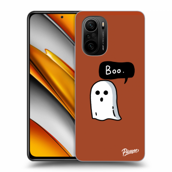 Picasee silikonový černý obal pro Xiaomi Poco F3 - Boo