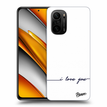 Obal pro Xiaomi Poco F3 - I love you