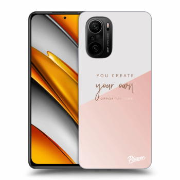 Picasee silikonový průhledný obal pro Xiaomi Poco F3 - You create your own opportunities