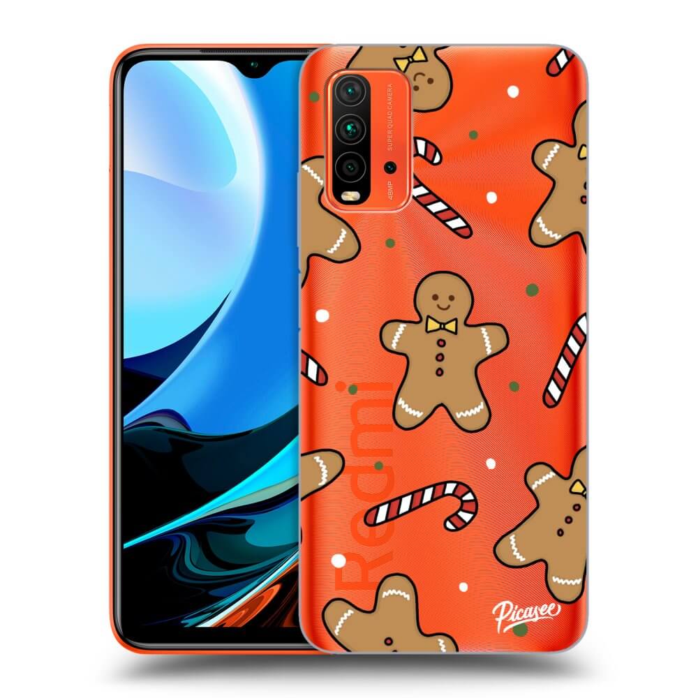 Silikonový Průhledný Obal Pro Xiaomi Redmi 9T - Gingerbread