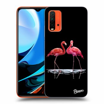 Obal pro Xiaomi Redmi 9T - Flamingos couple