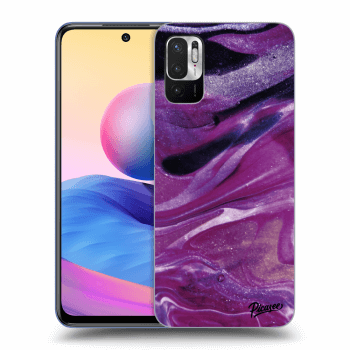 Obal pro Xiaomi Redmi Note 10 5G - Purple glitter