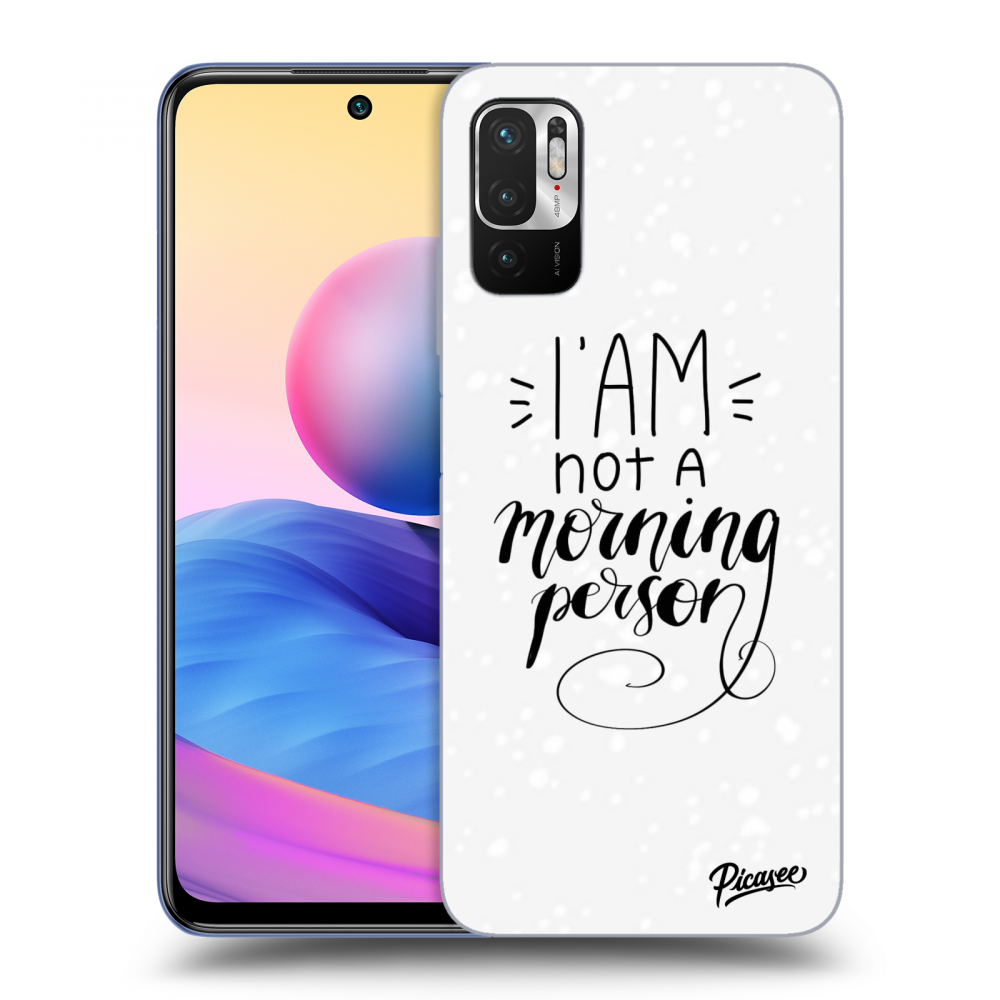 Picasee ULTIMATE CASE pro Xiaomi Redmi Note 10 5G - I am not a morning person