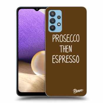 Picasee silikonový průhledný obal pro Samsung Galaxy A32 4G SM-A325F - Prosecco then espresso