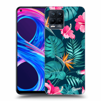 Obal pro Realme 8 Pro - Pink Monstera