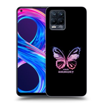 Obal pro Realme 8 Pro - Diamanty Purple