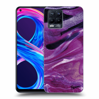 Picasee ULTIMATE CASE pro Realme 8 Pro - Purple glitter