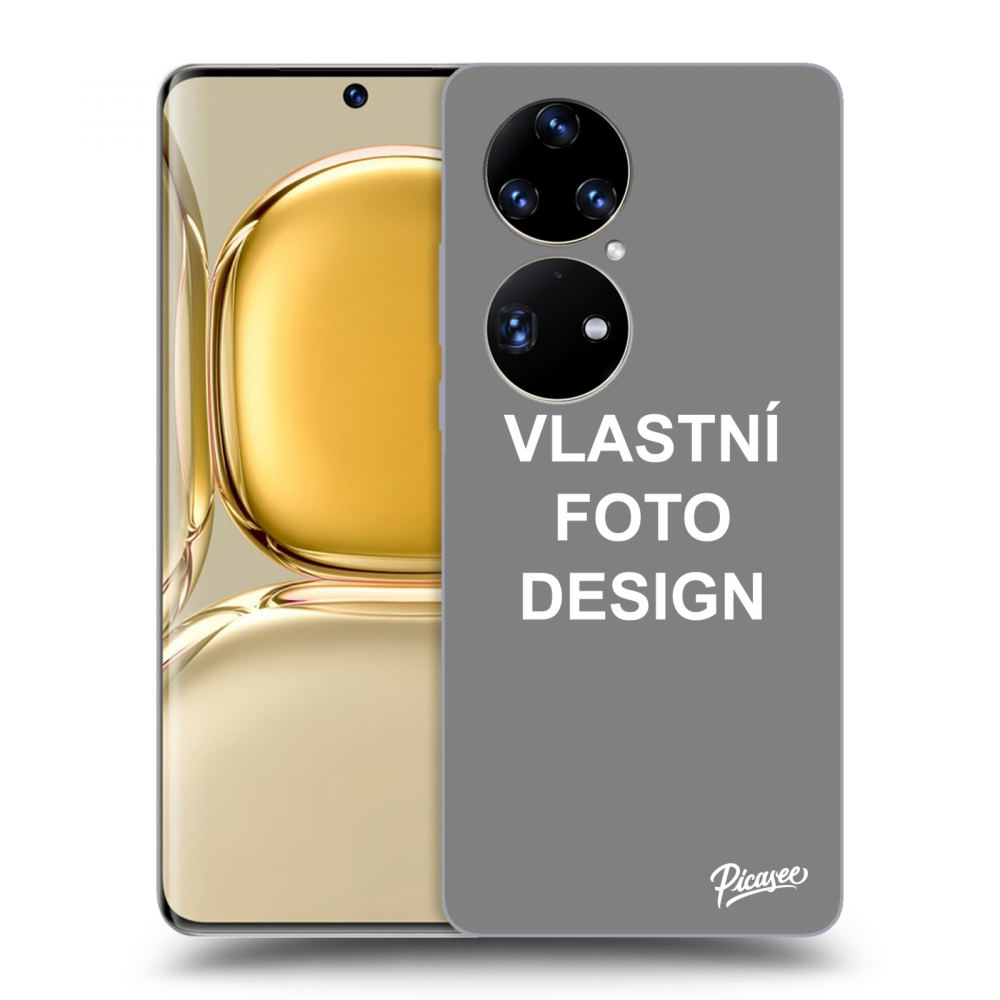 Picasee silikonový průhledný obal pro Huawei P50 - Vlastní fotka/motiv