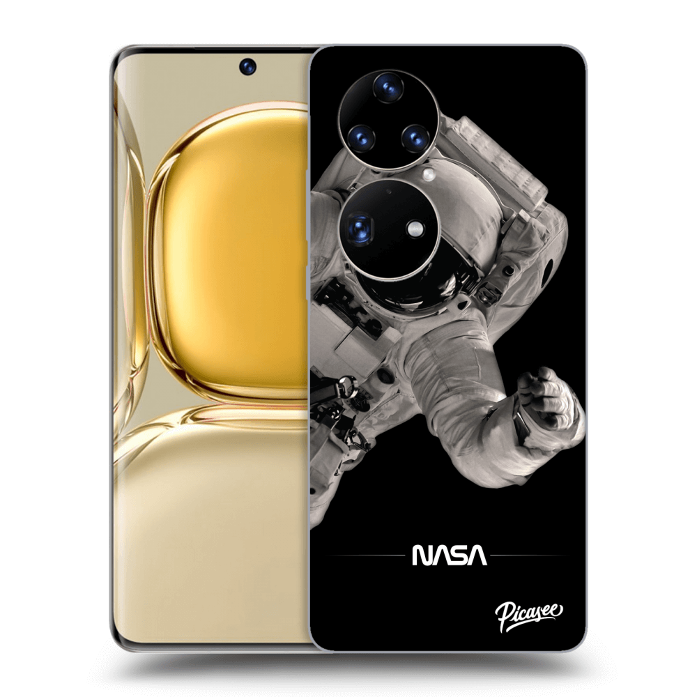 Picasee silikonový černý obal pro Huawei P50 - Astronaut Big