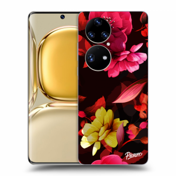 Obal pro Huawei P50 - Dark Peonny