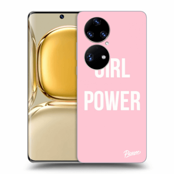 Picasee silikonový průhledný obal pro Huawei P50 - Girl power