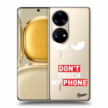 Obal pro Huawei P50 - Angry Eyes - Transparent