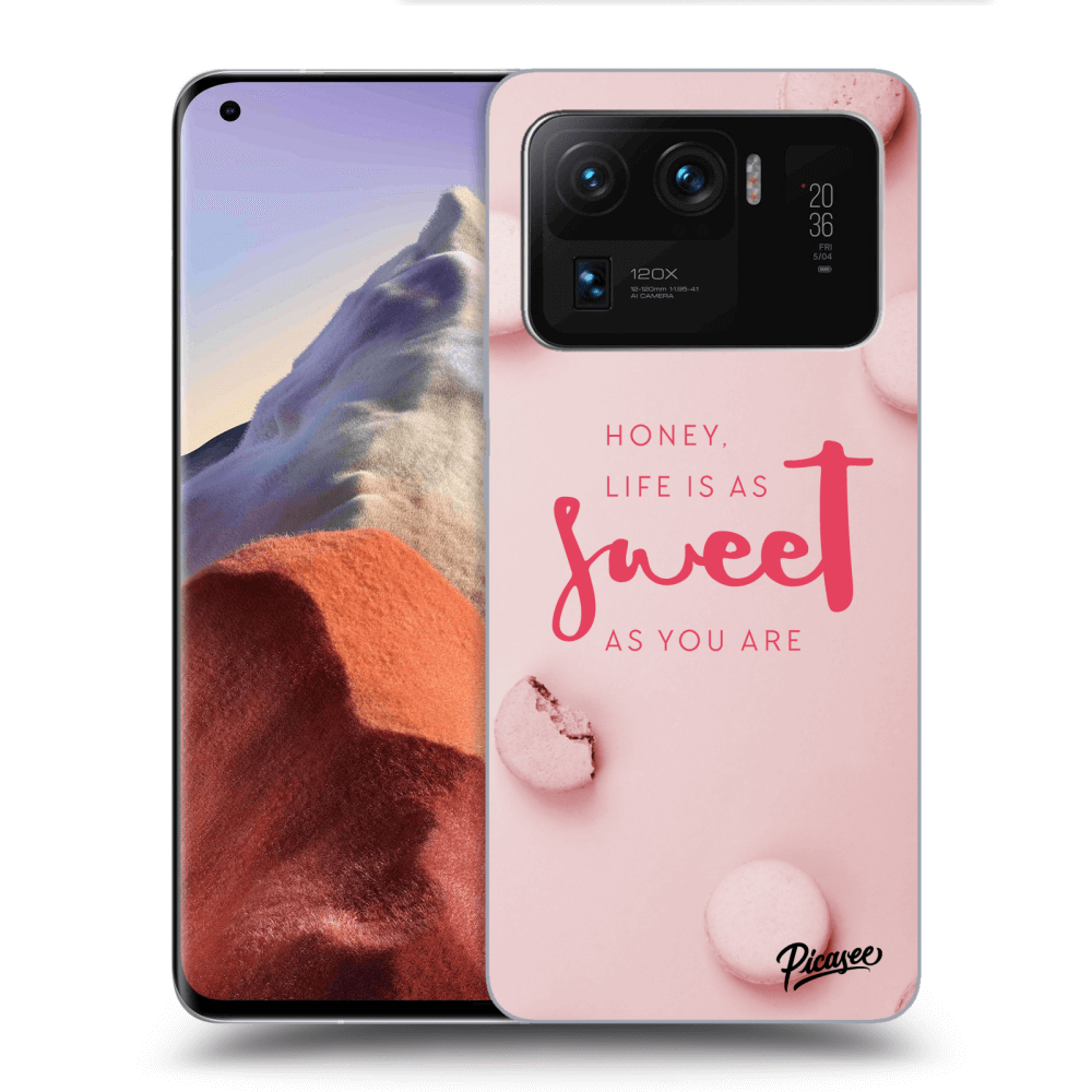 Picasee silikonový průhledný obal pro Xiaomi Mi 11 Ultra - Life is as sweet as you are