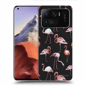 Picasee silikonový černý obal pro Xiaomi Mi 11 Ultra - Flamingos