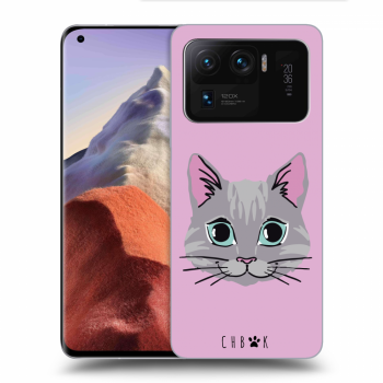 Picasee silikonový průhledný obal pro Xiaomi Mi 11 Ultra - Chybí mi kočky - Růžová