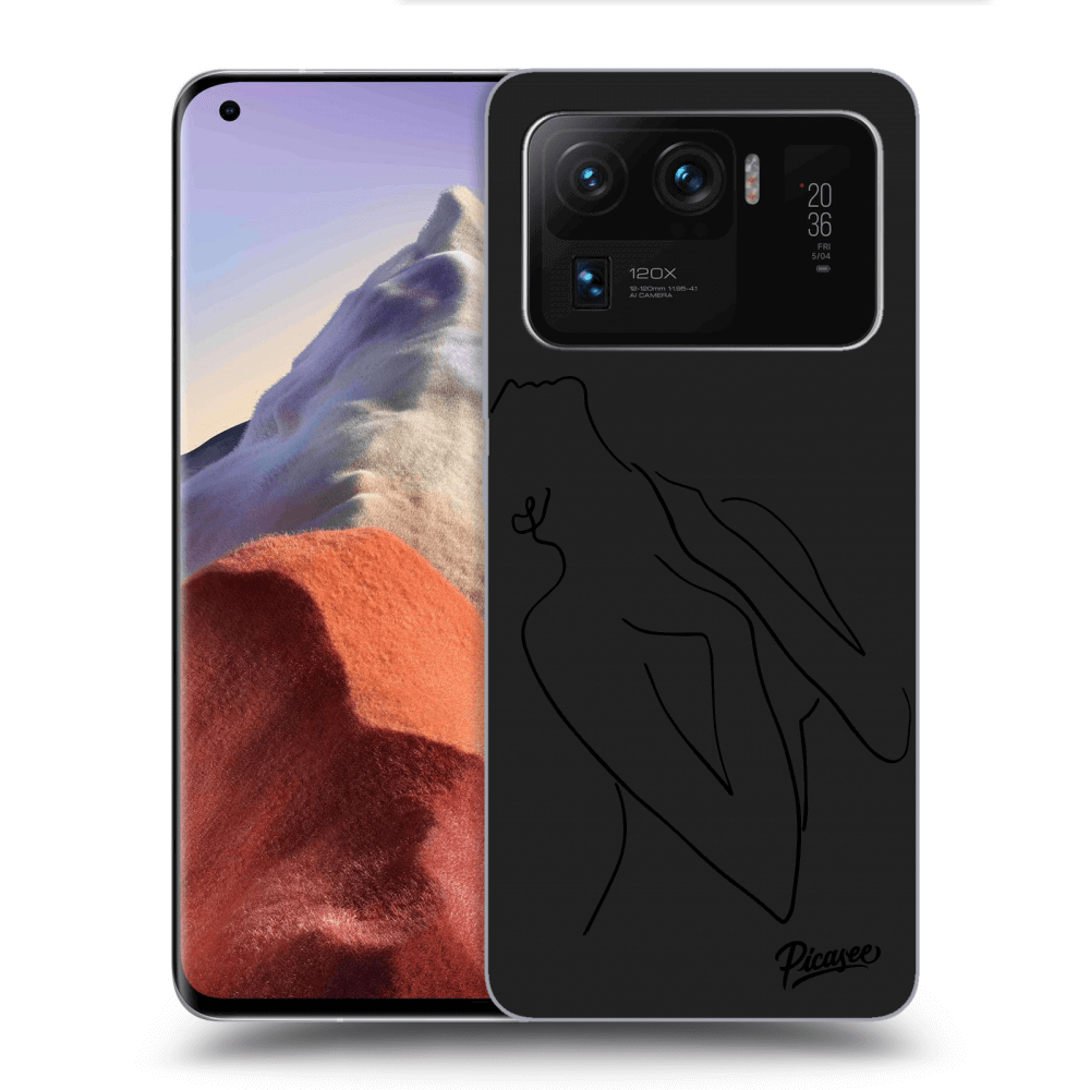 Picasee silikonový černý obal pro Xiaomi Mi 11 Ultra - Sensual girl