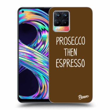 Picasee silikonový černý obal pro Realme 8 4G - Prosecco then espresso