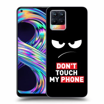 Obal pro Realme 8 4G - Angry Eyes - Transparent