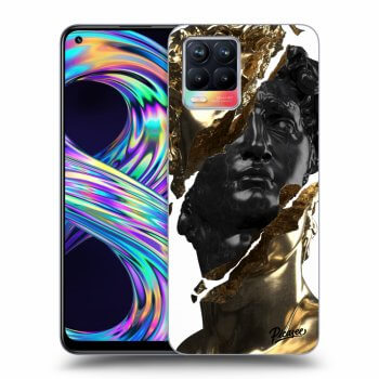 Obal pro Realme 8 - Gold - Black
