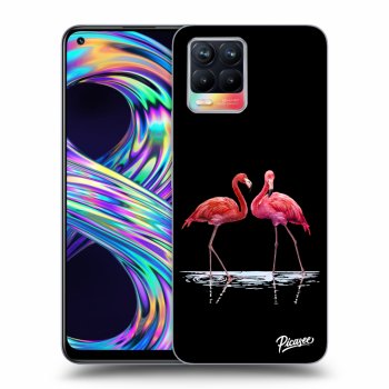 Picasee ULTIMATE CASE pro Realme 8 4G - Flamingos couple