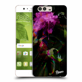 Picasee silikonový průhledný obal pro Huawei P10 - Peony Color