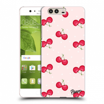 Picasee silikonový průhledný obal pro Huawei P10 - Cherries