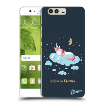 Picasee silikonový průhledný obal pro Huawei P10 - Believe In Unicorns