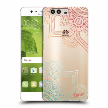 Picasee silikonový průhledný obal pro Huawei P10 - Flowers pattern