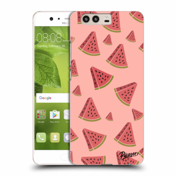 Picasee silikonový průhledný obal pro Huawei P10 - Watermelon
