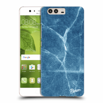 Picasee silikonový průhledný obal pro Huawei P10 - Blue marble