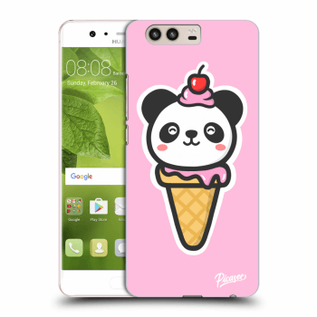 Picasee silikonový průhledný obal pro Huawei P10 - Ice Cream Panda