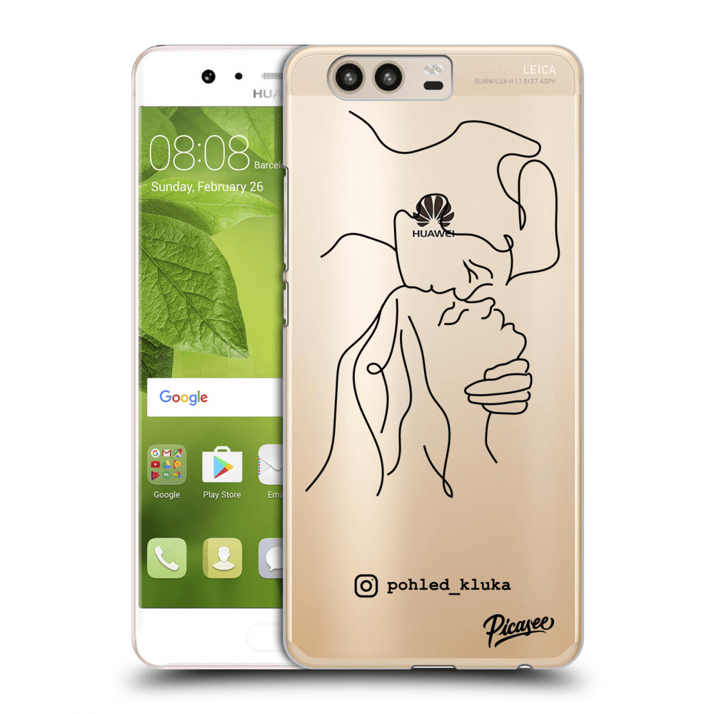 Picasee silikonový průhledný obal pro Huawei P10 - Forehead kiss