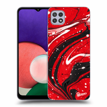 Obal pro Samsung Galaxy A22 A226B 5G - Red black