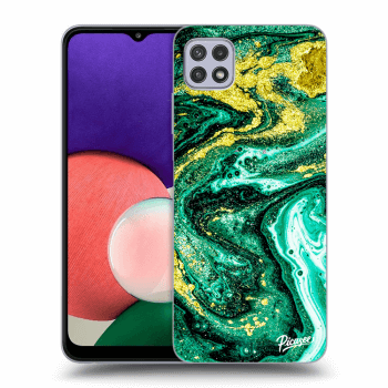 Obal pro Samsung Galaxy A22 5G A226B - Green Gold