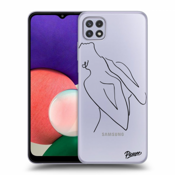 Picasee silikonový průhledný obal pro Samsung Galaxy A22 A226B 5G - Sensual girl