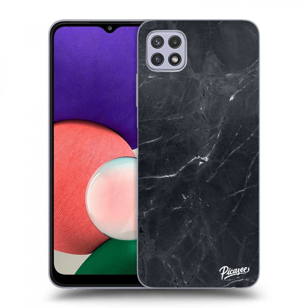 Picasee ULTIMATE CASE pro Samsung Galaxy A22 A226B 5G - Black marble