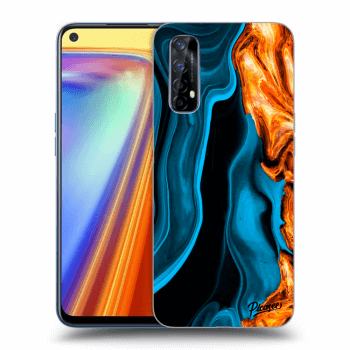 Picasee ULTIMATE CASE pro Realme 7 - Gold blue