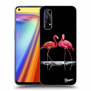 Obal pro Realme 7 - Flamingos couple