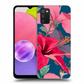 Picasee ULTIMATE CASE pro Samsung Galaxy A02s A025G - Hibiscus
