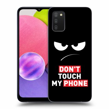 Picasee ULTIMATE CASE pro Samsung Galaxy A02s A025G - Angry Eyes - Transparent
