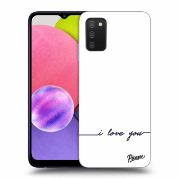 Picasee ULTIMATE CASE pro Samsung Galaxy A02s A025G - I love you