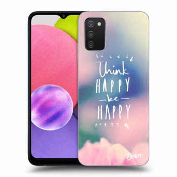 Obal pro Samsung Galaxy A02s A025G - Think happy be happy