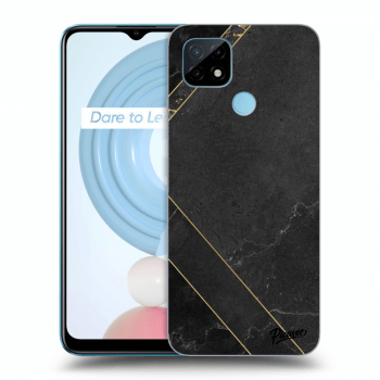 Obal pro Realme C21 - Black tile