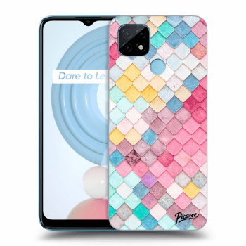 Obal pro Realme C21 - Colorful roof