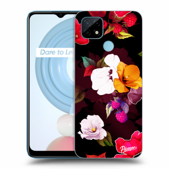Obal pro Realme C21 - Flowers and Berries
