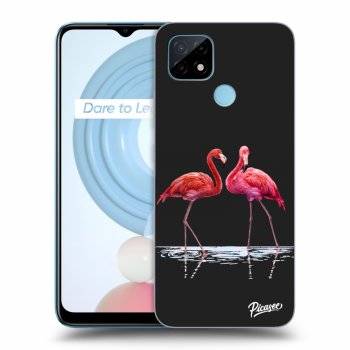 Obal pro Realme C21 - Flamingos couple