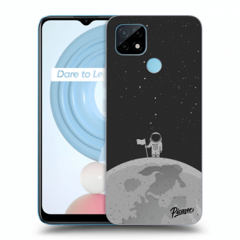 Picasee silikonový průhledný obal pro Realme C21 - Astronaut