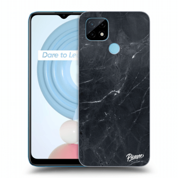 Obal pro Realme C21 - Black marble