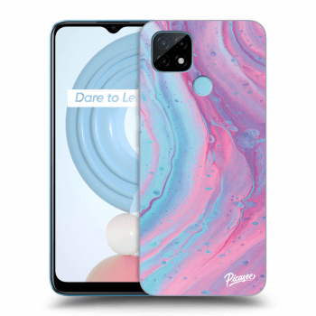 Obal pro Realme C21 - Pink liquid