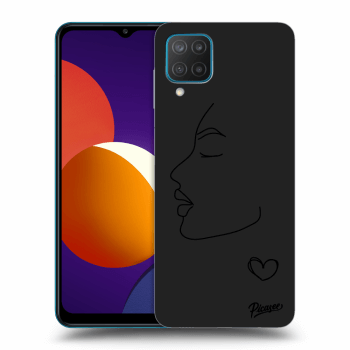 Picasee silikonový černý obal pro Samsung Galaxy M12 M127F - Couple girl